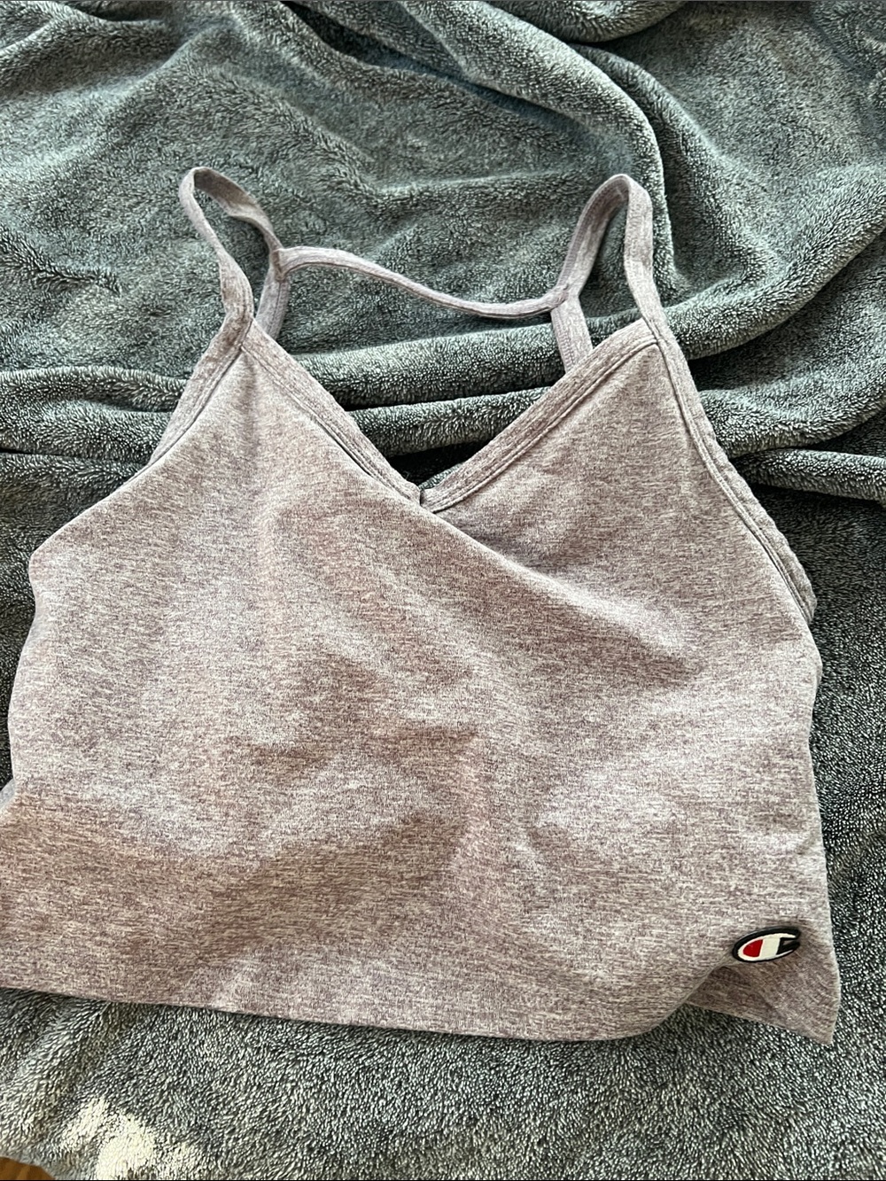 Champion Mauve Heather Racerback Tank Top